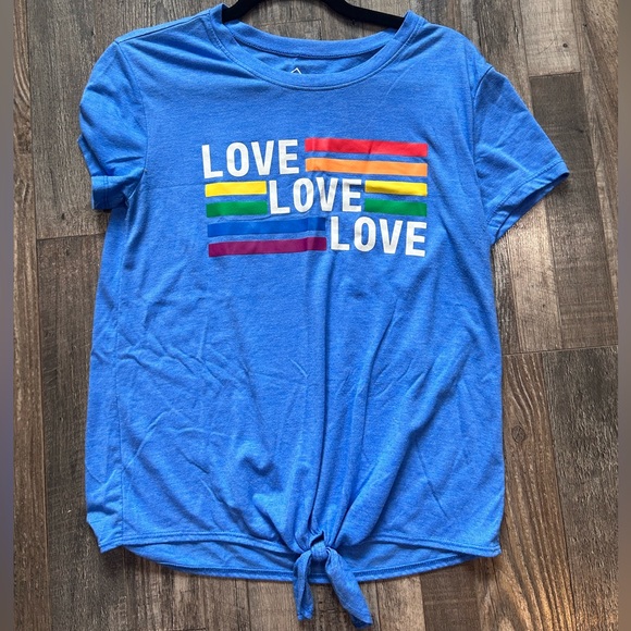 Well Worn Tops - 3/$10 Love Pride Rainbow Tee